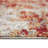 Holly Transitional Abstract Durable Performance Orange/Gray Area Rug-2079076446