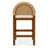 Sophia Woven Back & Boucle Counter Stool