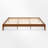Bamboo Platform Bed Frame – Sturdy Slat Support, No Box Spring Needed-1322225209-1322225207