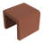 Homepop Arch Ottoman - Rust-100484779