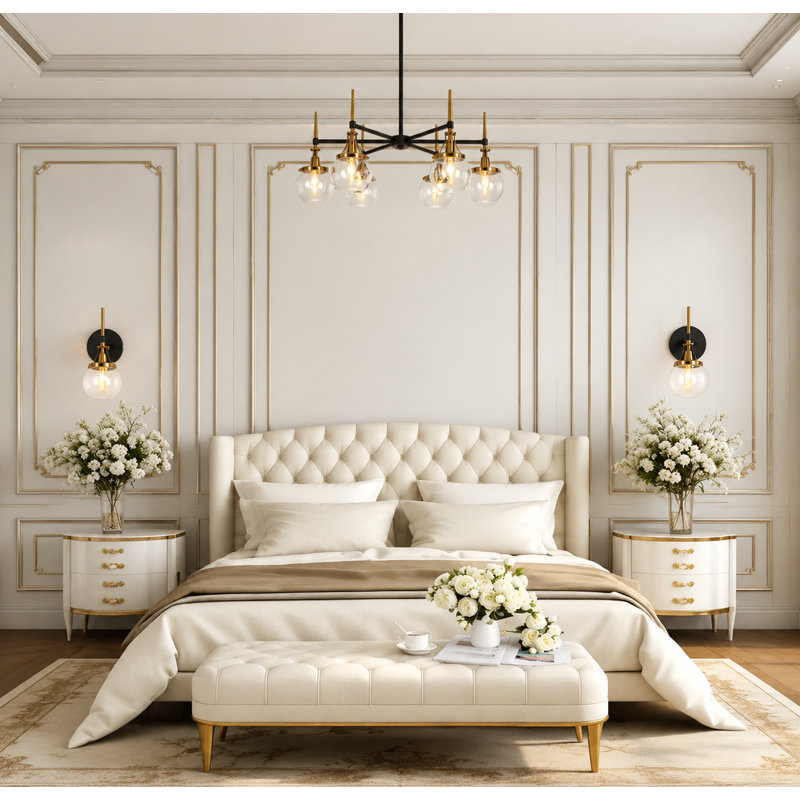 Loram 6-Light Dimmable Drum Chandelier