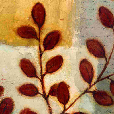 «Abstract Leaves 5», impression sur toile tendue