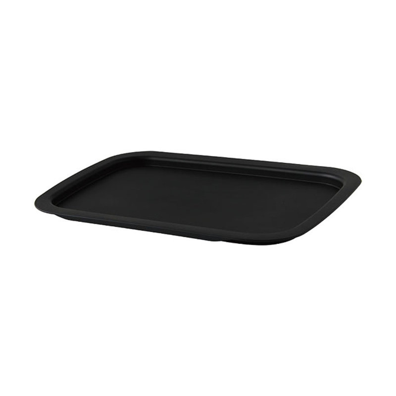 Symple Stuff Suzan Plastic Lid, 32.7 cm, Black