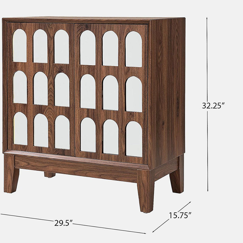 Double Door Cabinet, Walnut