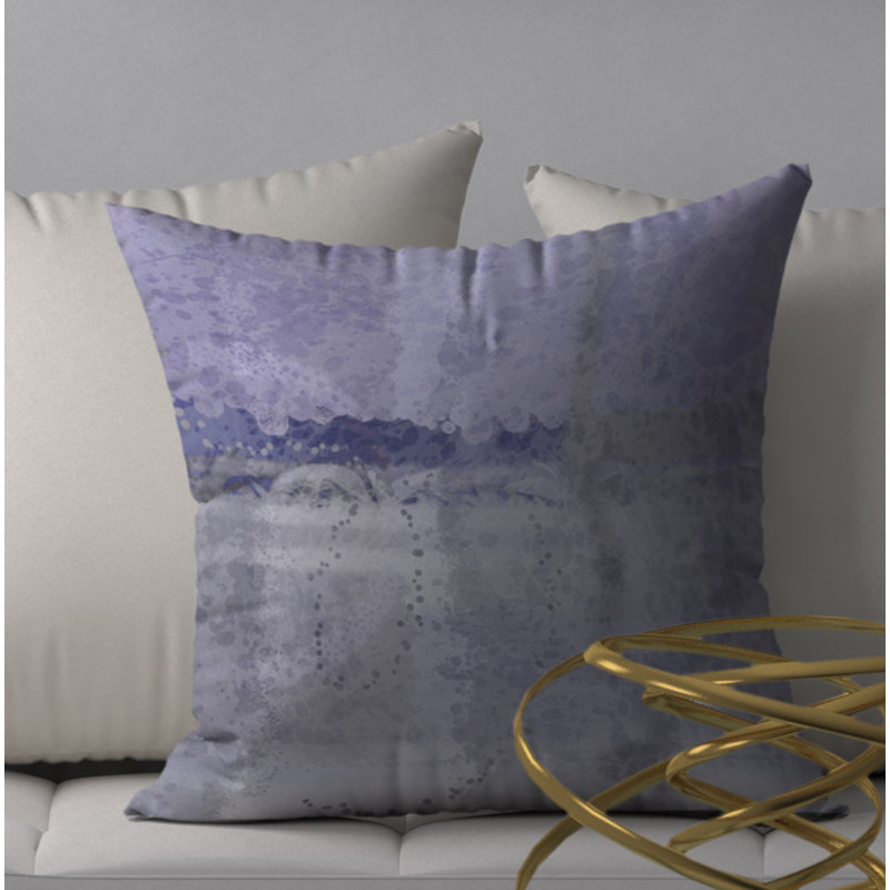 Housse de coussin décorative carrée vive K.O., 18" x 18"