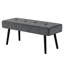 Banc rembourré 39,4 po Velours côtelé-1170657974