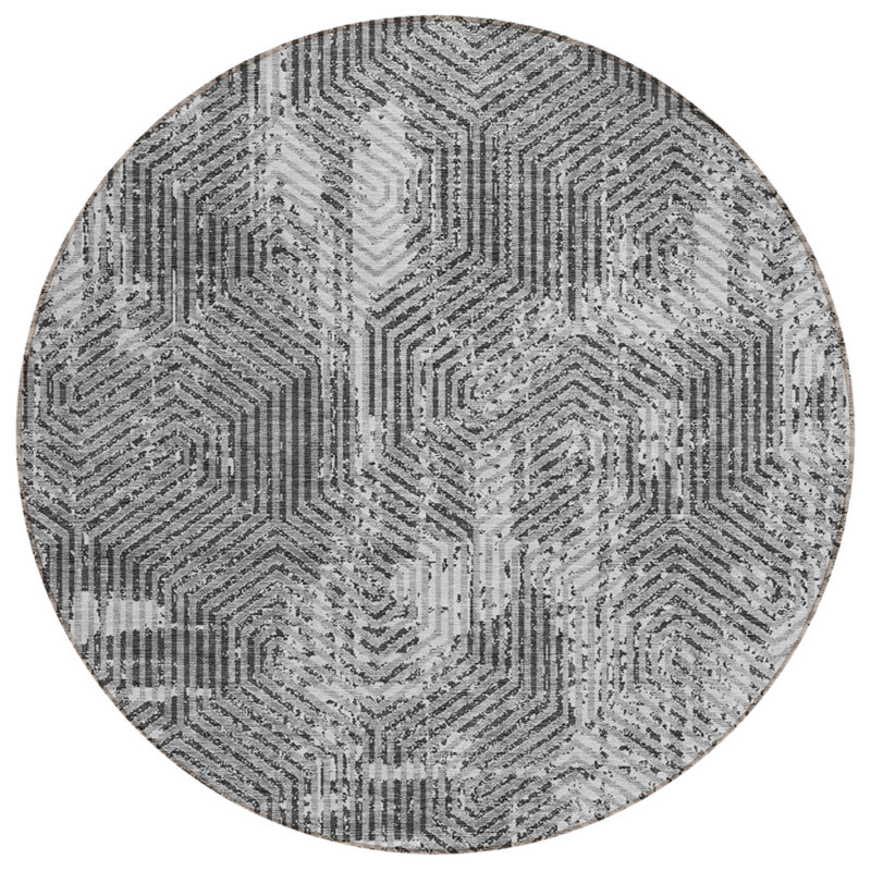 Tapis intérieur / extérieur Maliana, Rond 8 pi