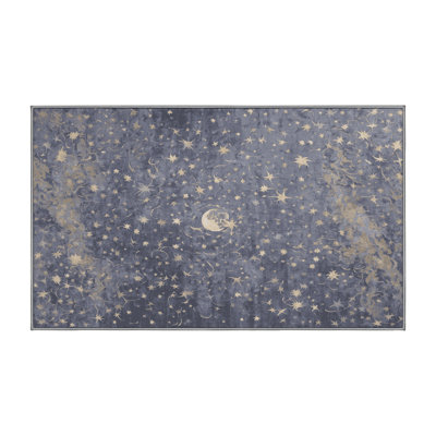 Machine Washable Gray Area Rug