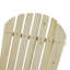 Chaise Adirondack confortable et robuste en bois massif Shreya