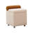 18" Upholstered Storage Ottoman Stool with Hidden Compartment-1451954921