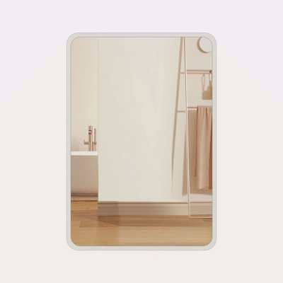 Metal Framed Wall Mount Or Recessed Bathroom Medicine Cabinet With Mirror