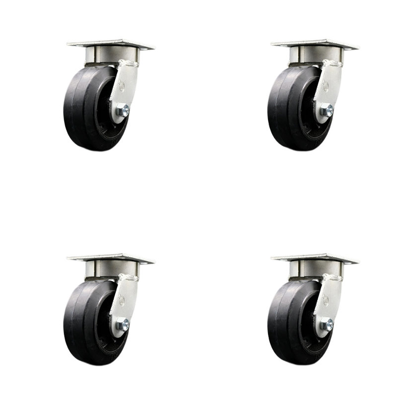 Kingpinless on Swivel Top Plate Caster