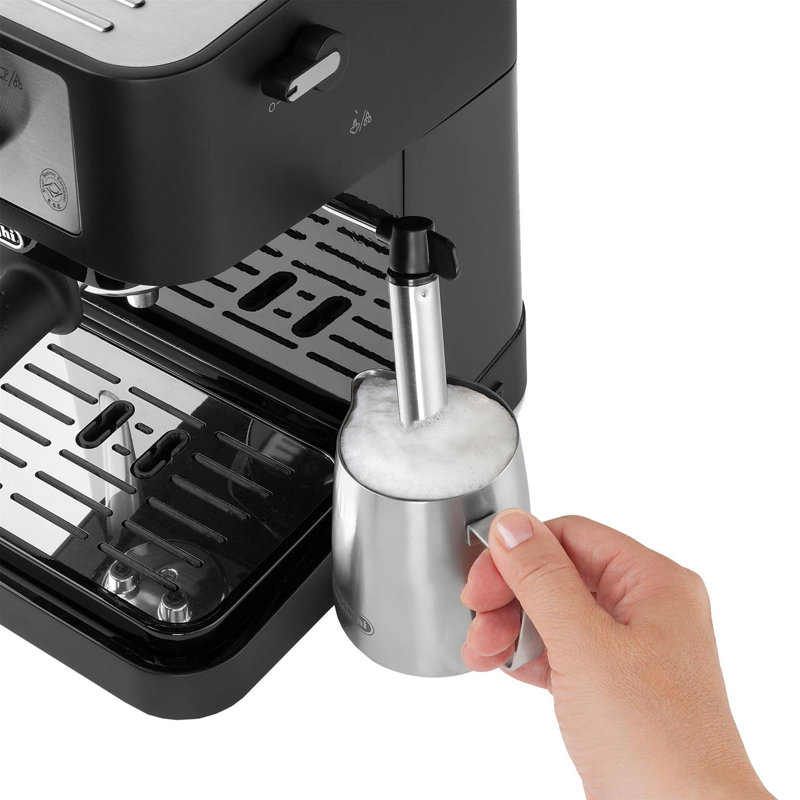 De'longhi Stilosa Manual Coffee Machine, Black