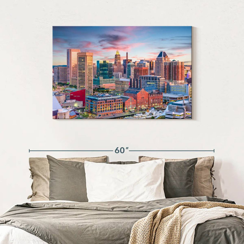 Sireci Baltimore Sunset, 30" H x 45" W