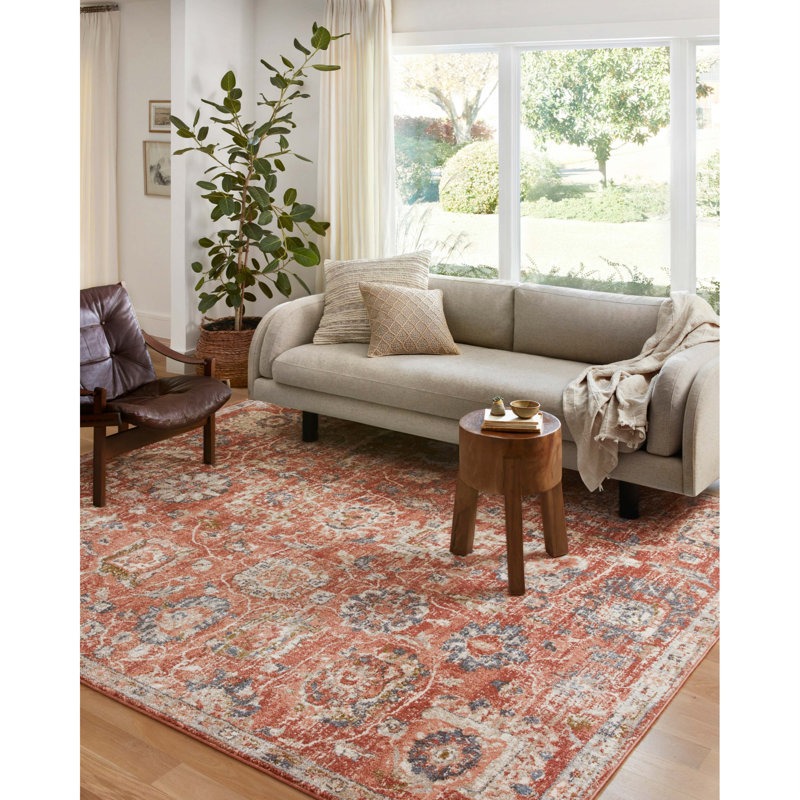 Estarlin Oriental Indoor Rug, Rectangle 6'7" x 9'3"