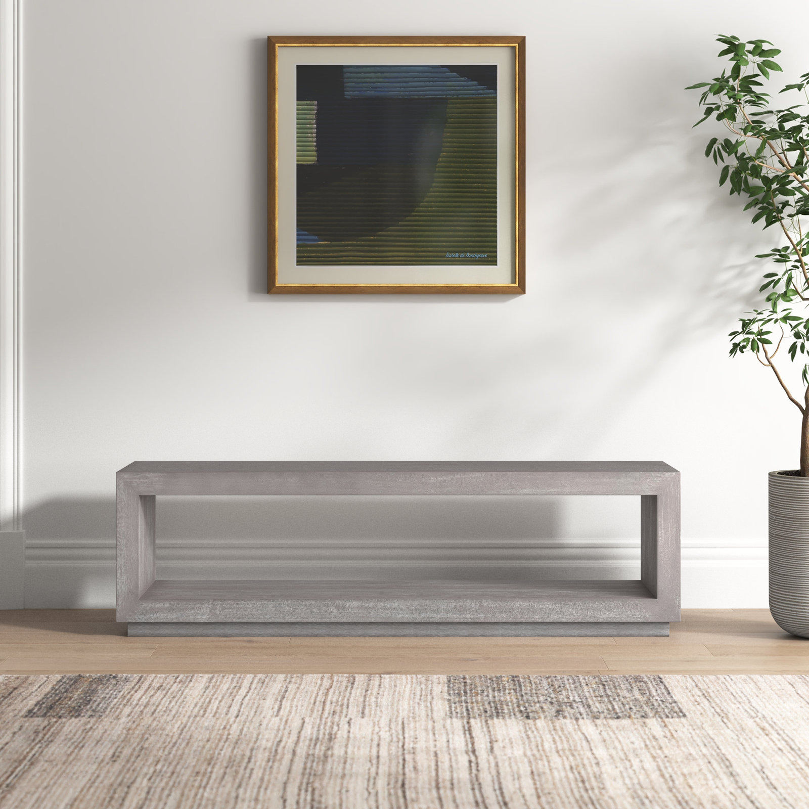 Eloise 60" Dining Bench, Mineral