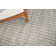 Tapis gris tissé à la main à motif de chevrons Pétrolia
