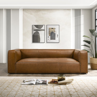 Latravion Genuine Leather Modern Sofa