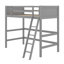 Lit mezzanine en bois avec échelle-1201506786