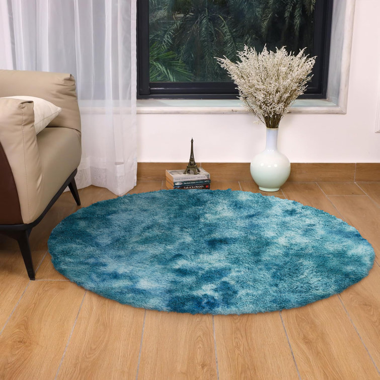Alinde Standard Shag 120cm X 120cm Area Rug