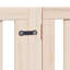  Ensemble de 12 portes pliantes en bois de peuplier naturel-1125497271