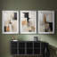 ABSTRACT Series CCCCLXIV - Impression sur mesure encadrée de qualité supérieure - 3 pièces-2125309634-2125309758