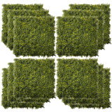 Anisha 5cm H x 50cm W Green Polyethylene Plastic Fence Panels Included