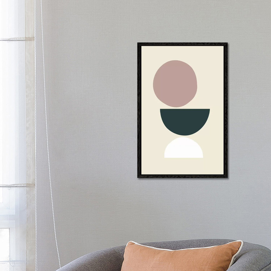 Mid-Century Shapes I von The Maisey Design Shop - Galerie-verpackte Leinwand Giclée auf Leinwand