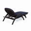 Chaise longue d'extérieur avec coussin