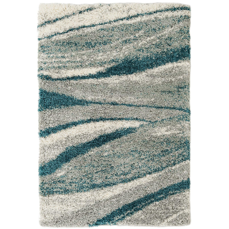  Tapis à poil long Whisper, Rectangle 4 pi 1 po x 6 pi 1 po
