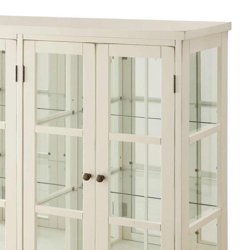 Buffet blanc à 4 portes de 46,6 po de largeur Emrich