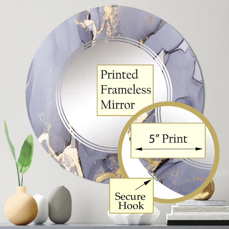 Miroir de salle de bain sans cadre, 24 po x 24 po