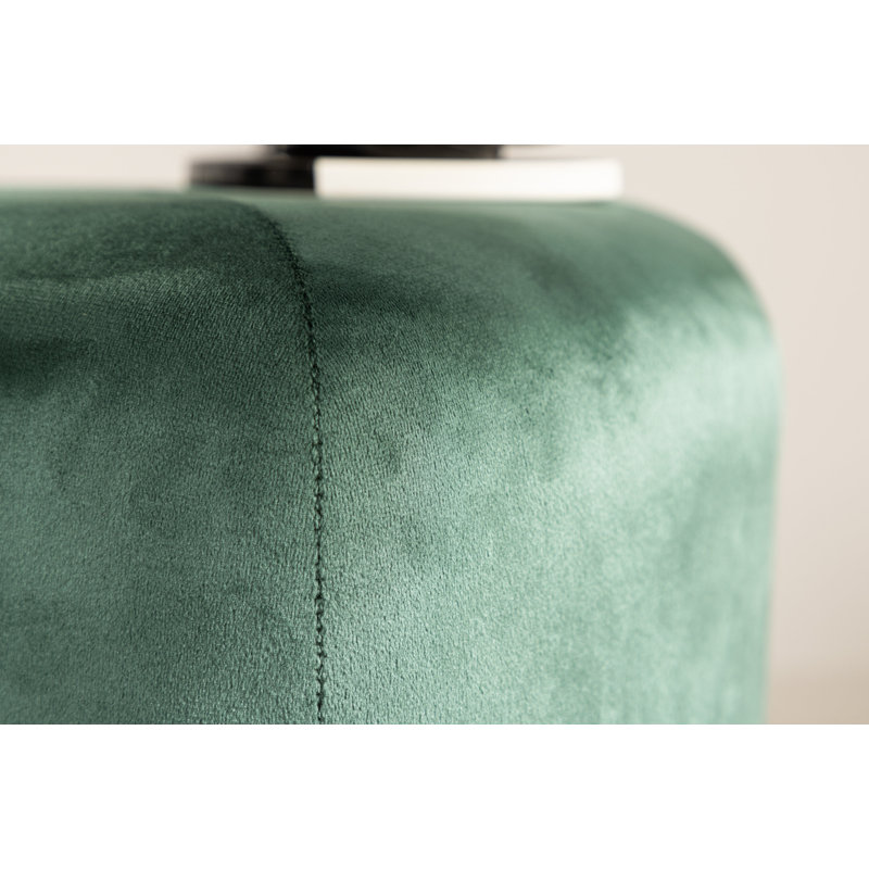 Aihnoa 46cm Wide Pouf Ottoman, Green