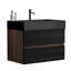 Meuble-lavabo mural avec tiroirs, meuble-lavabo flottant pour salle de bain