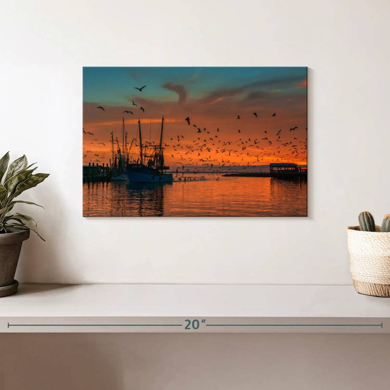 Bateau Mehar Shem Creek, H 8 po x l 12 po