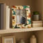 Cadre photo rectangulaire élégant avec bordure papillon - Cadre photo décoratif pour présentoir ou tablette-797138502