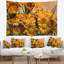 Tapisserie florale jaune vif-28497406