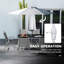 Ensemble repas de patio 8 pièces avec parasol de table Outsunny