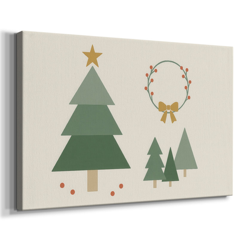 Silver Snow at Night-Premium Gallery Wrapped Canvas, H 12 po x l 18 po