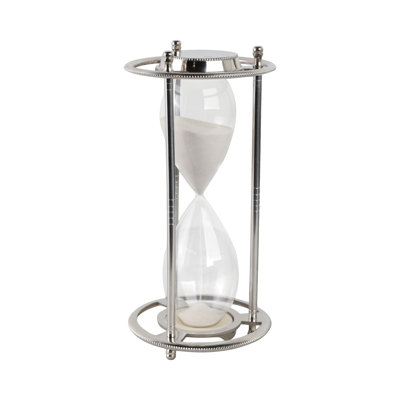 11" Verlice Metal Hourglass