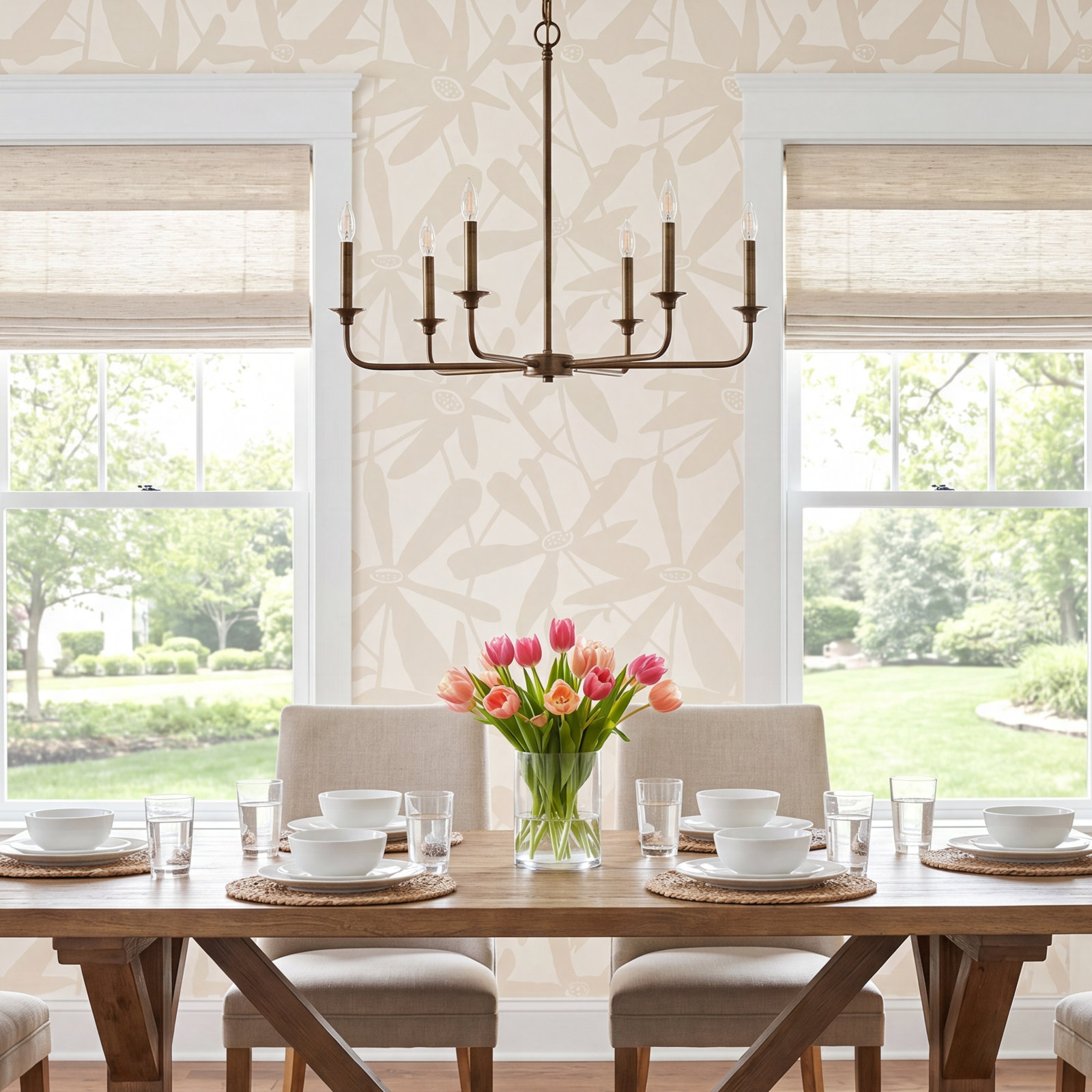 Brookstead Floral Wallpaper, Neutral