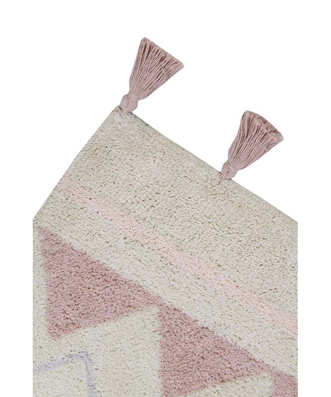 Azteca Handmade Oushak Cotton Area Rug, Rectangle 4'7" x 6'7"