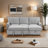 Kadjah Upholstered 88.9'' Sleeper Sofa
