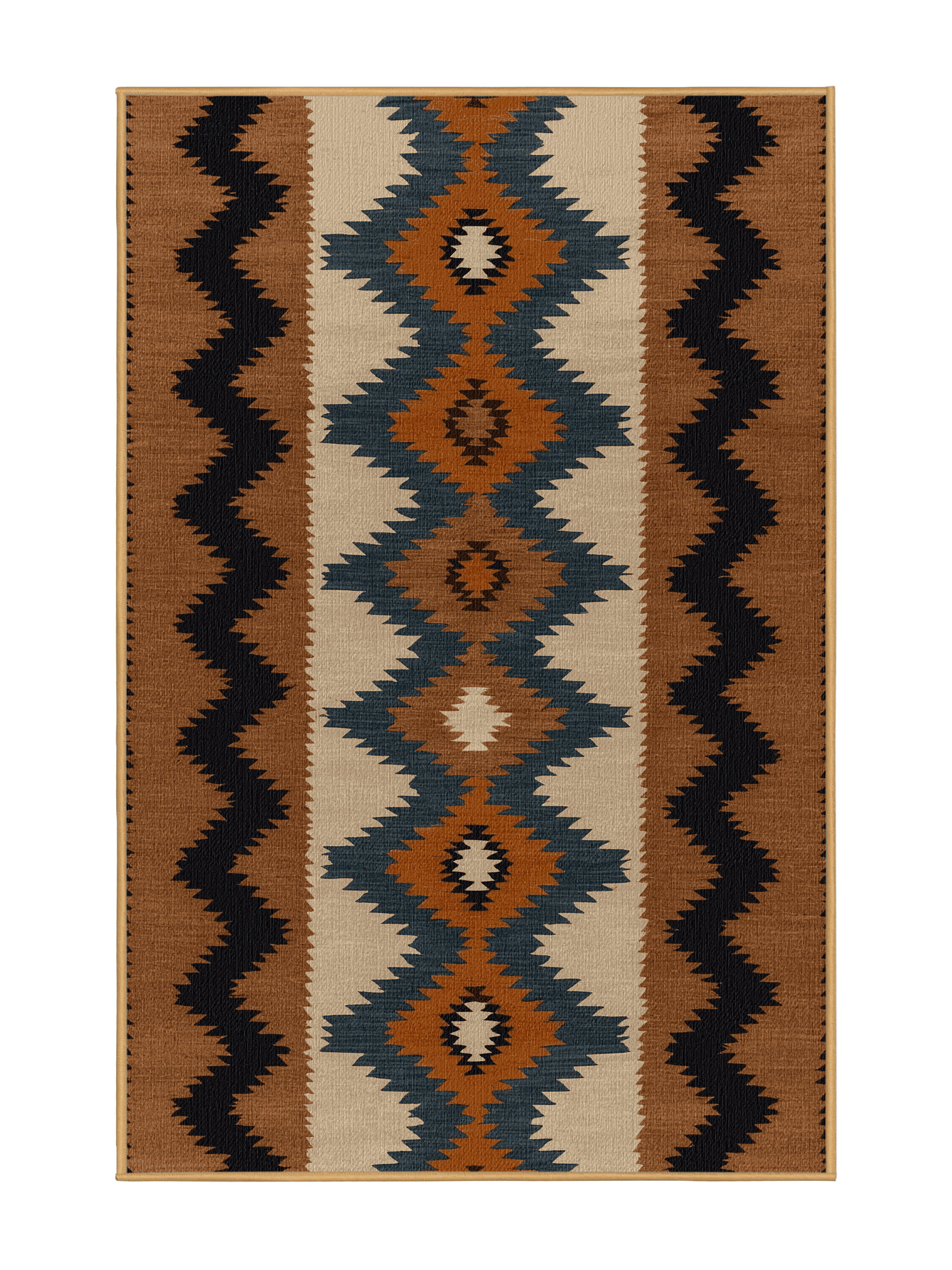 Foundry Select Washable Navajo Chevron Southwestern Area Rug | Wayfair
