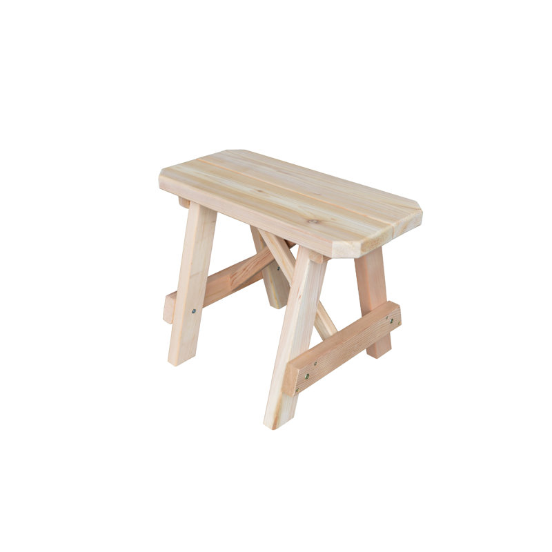 Banc en bois Guernsey, H 17 po x l 23 po x P 11 po, Inachevé