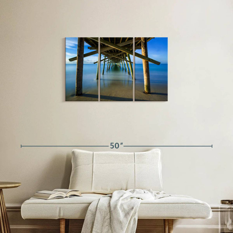Aletra Below Bogue Inlet Dock, 20" H x 33" W