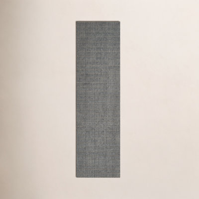 Amita Gray Beige Blue Hand-Loomed Striped Rug