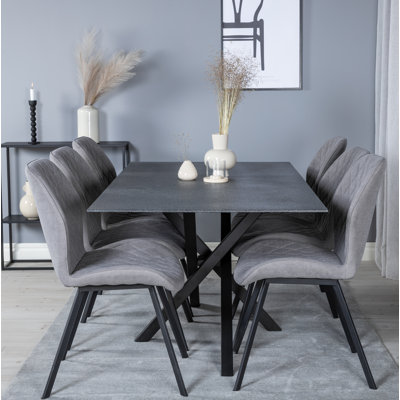 Rowell 6 - Person Dining Set