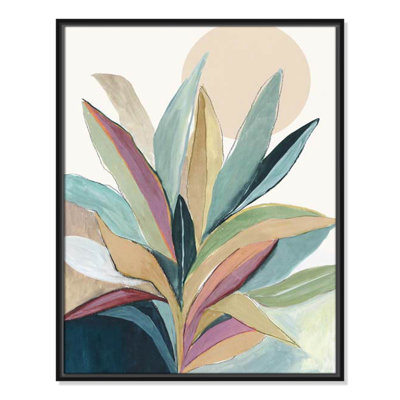 Sherbrooke Sunny Bright Leaves I by Asia Jensen Print