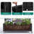 Resin Raised Garden Bed with Trellis-1762981436